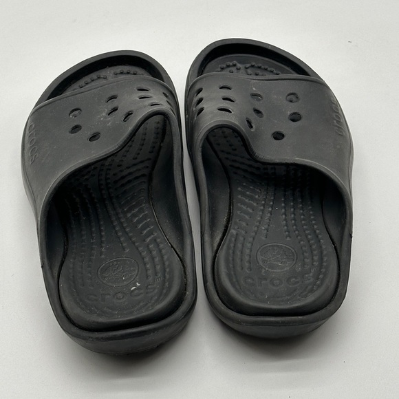 Rare CROCS Baya III Double Sole Slide Sandals Black Size Men Size 10 - Picture 6 of 11
